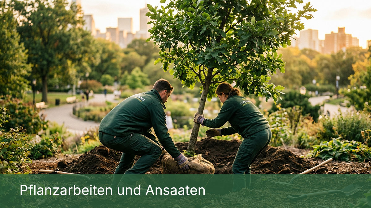 Pflanzarbeiten